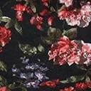 Unique Vintage Black Floral Lace Knit Blouse