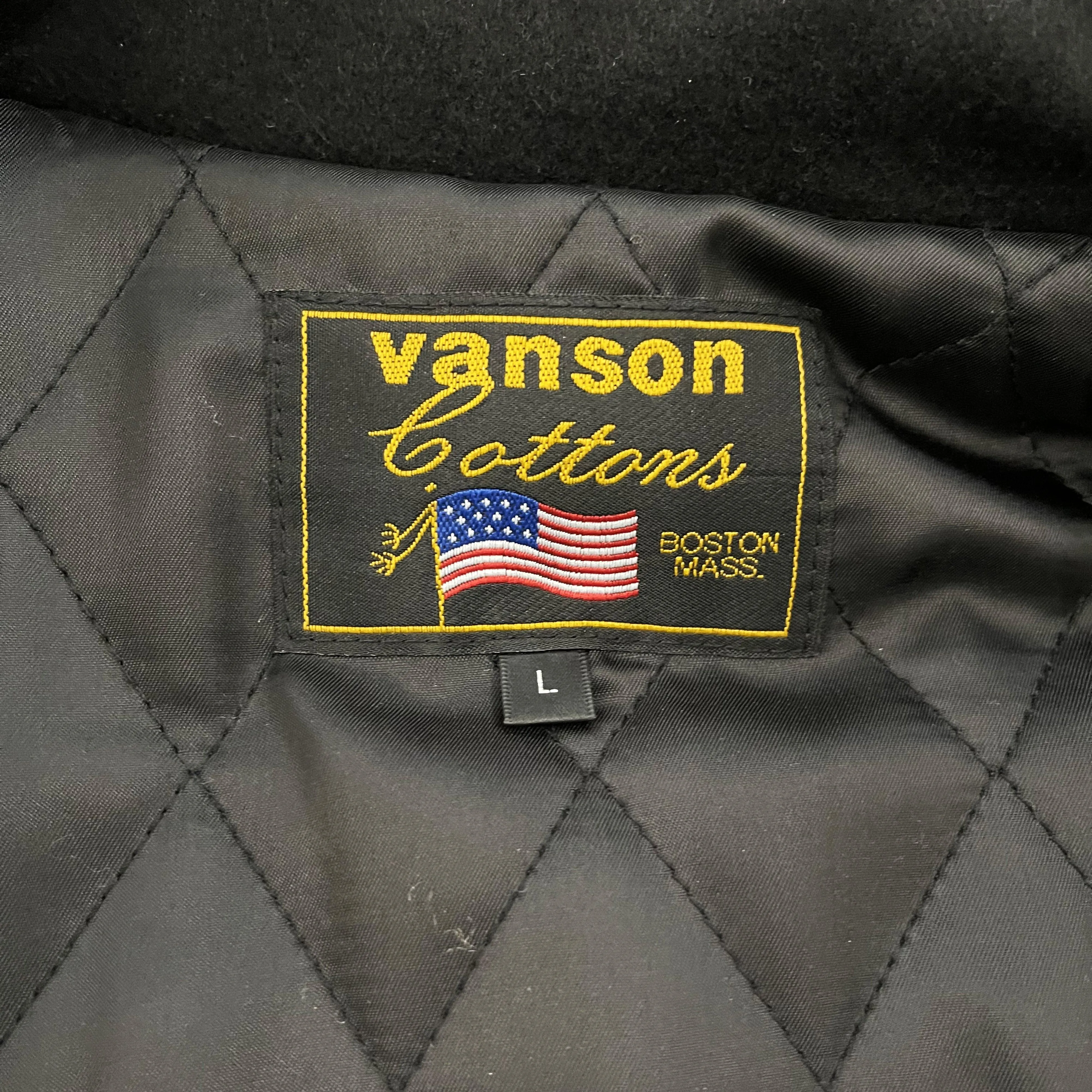 Vanson Leathers Wool Motorcycle Jacket