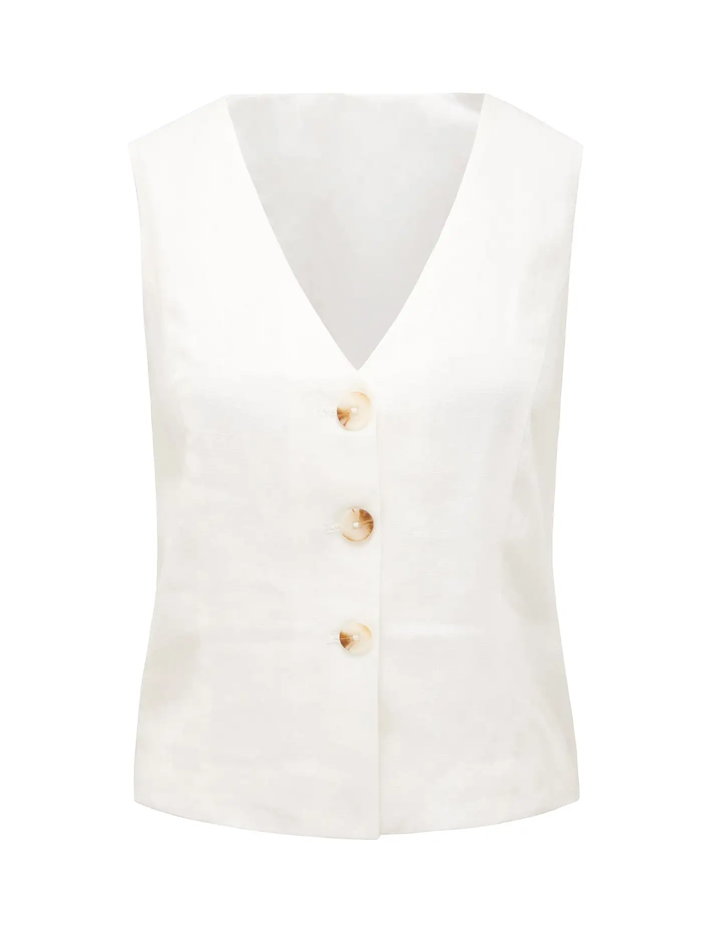 Veruca Linen Vest Top