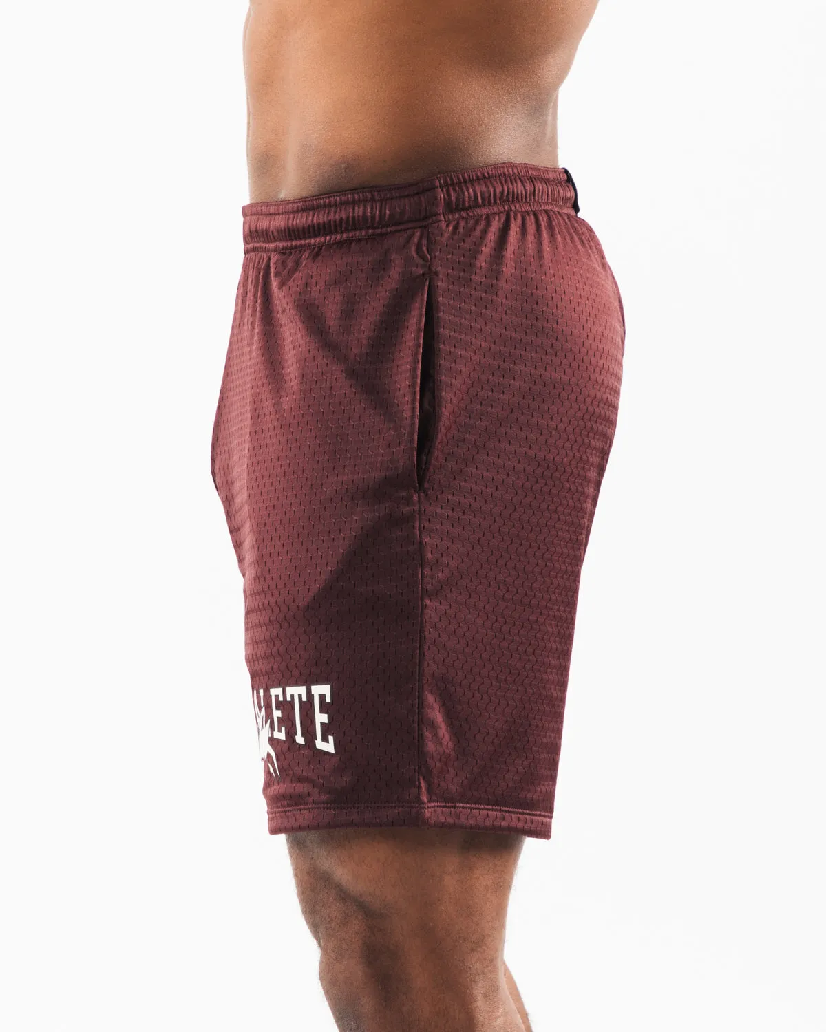 Wolf Head Mesh Short 6 - Sangria