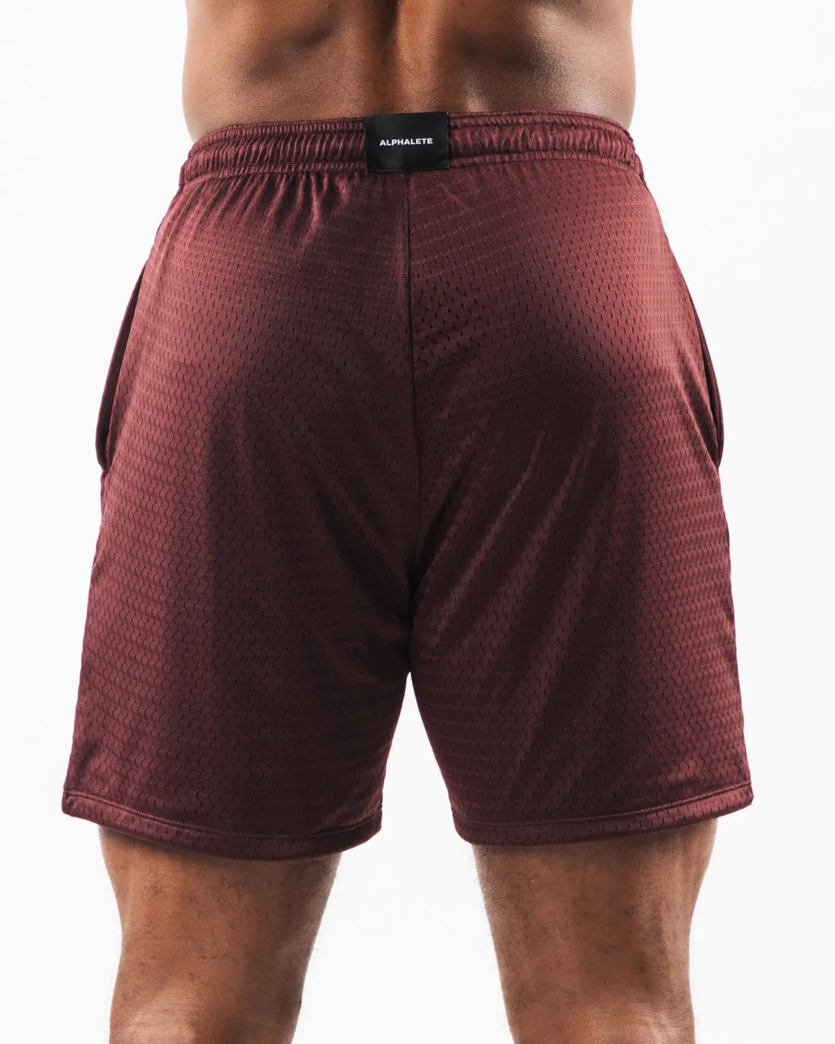 Wolf Head Mesh Short 6 - Sangria