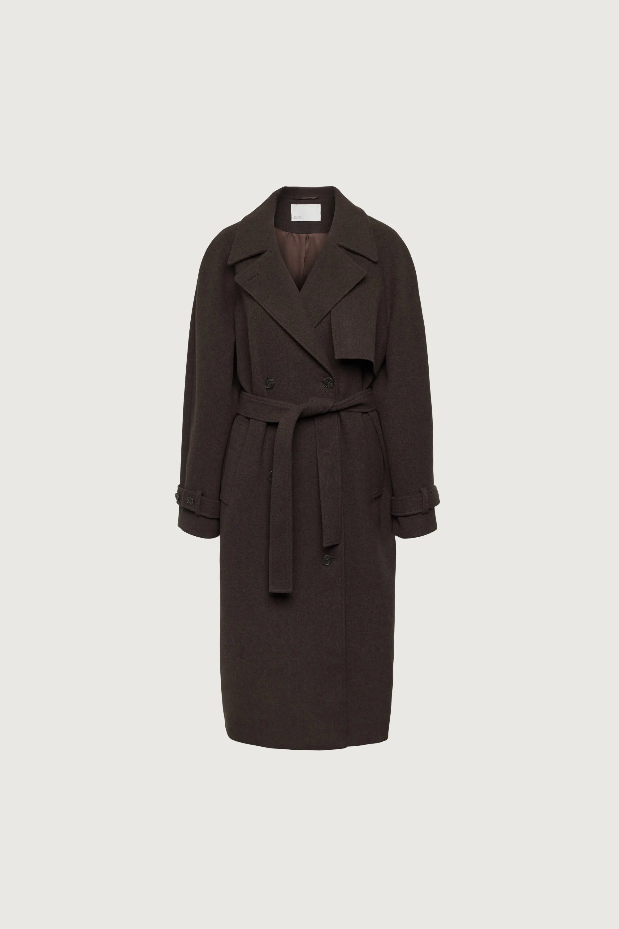 WOOL-BLEND TRENCH COAT