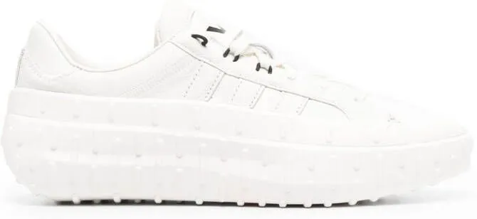 Y-3 leather low-top sneakers White